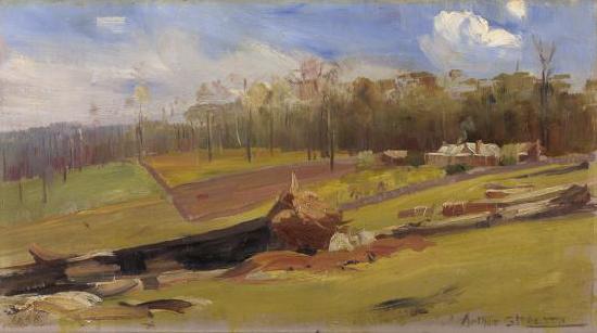 Arthur streeton Residence of J. Walker, Esq., Gembrook oil painting picture